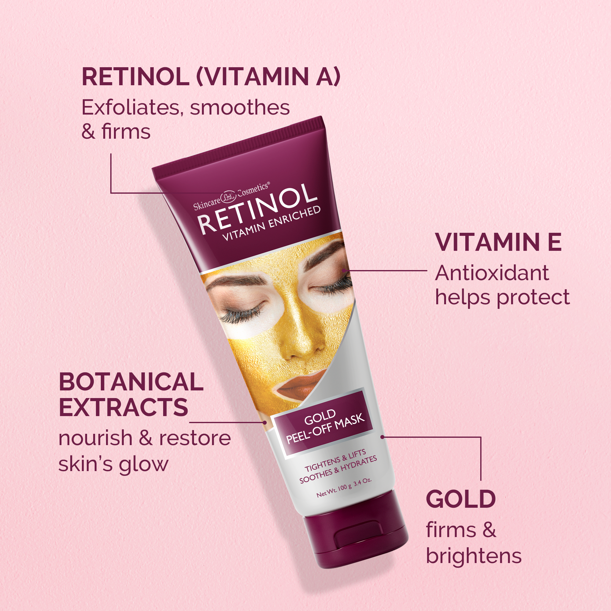 Retinol Firming Gold Peel-Off Mask