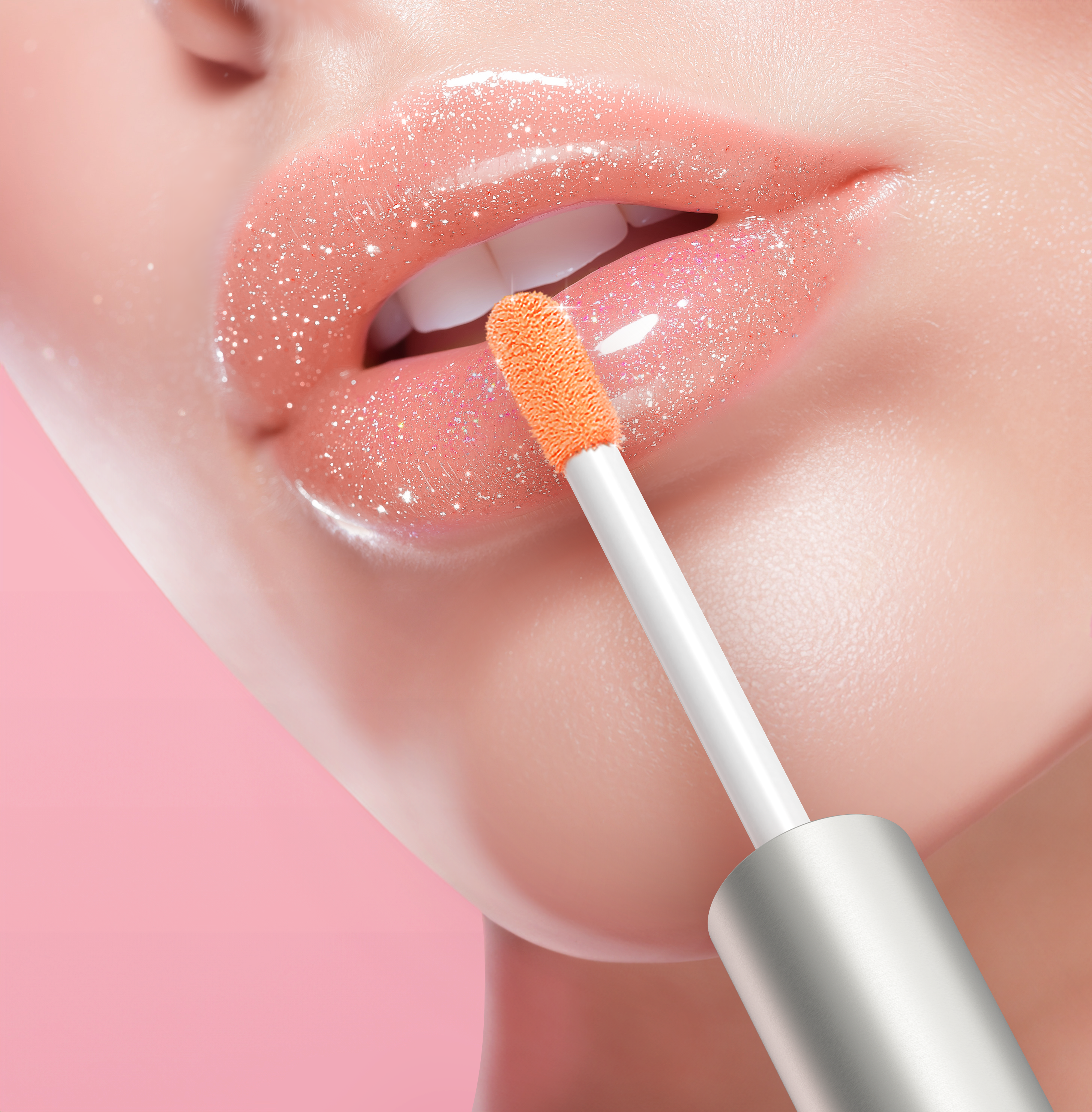 Livaura Shimmer Lip Gloss Glowing Amber