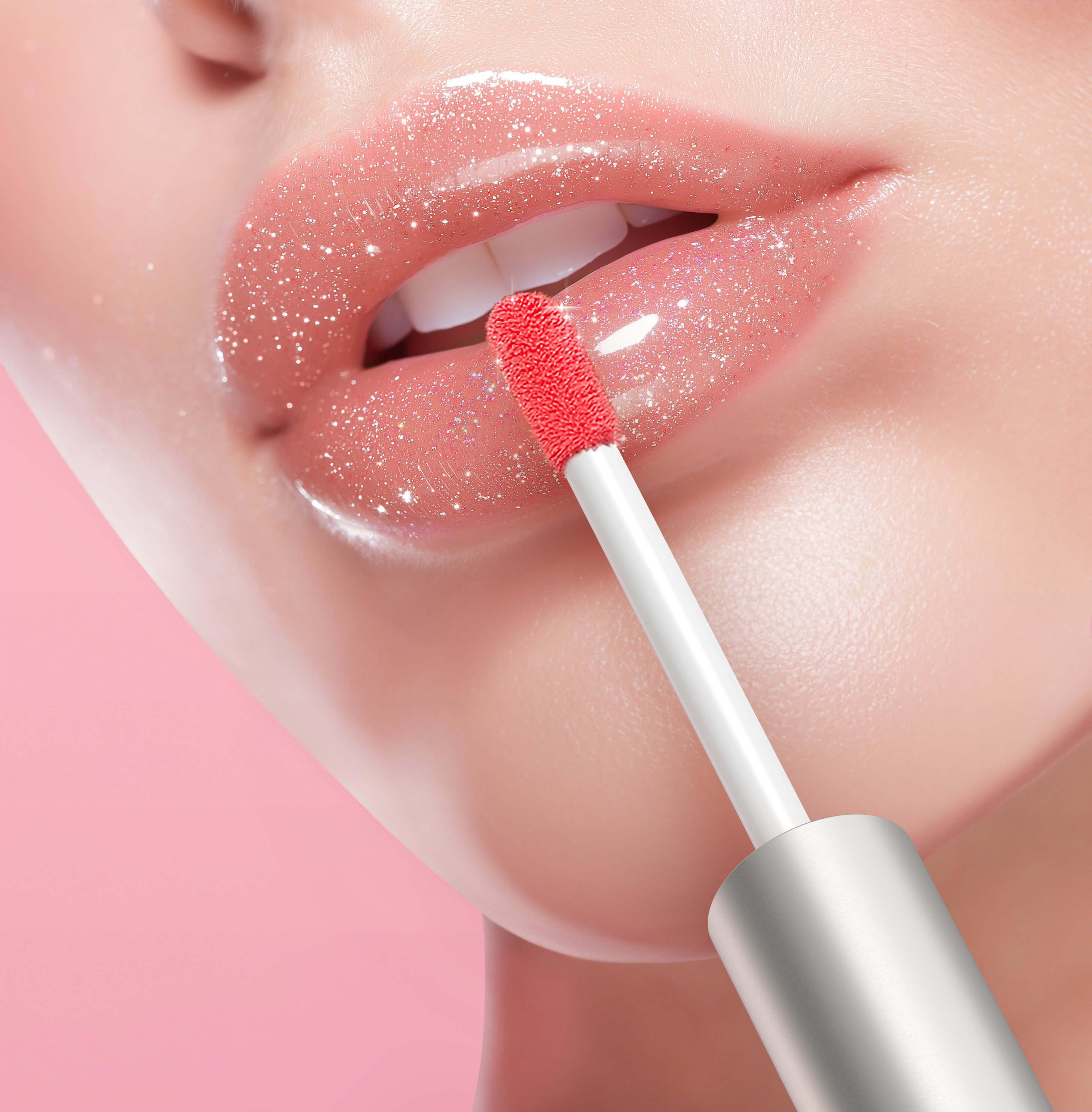 Livaura Shimmer Lip Gloss Rosy Quartz