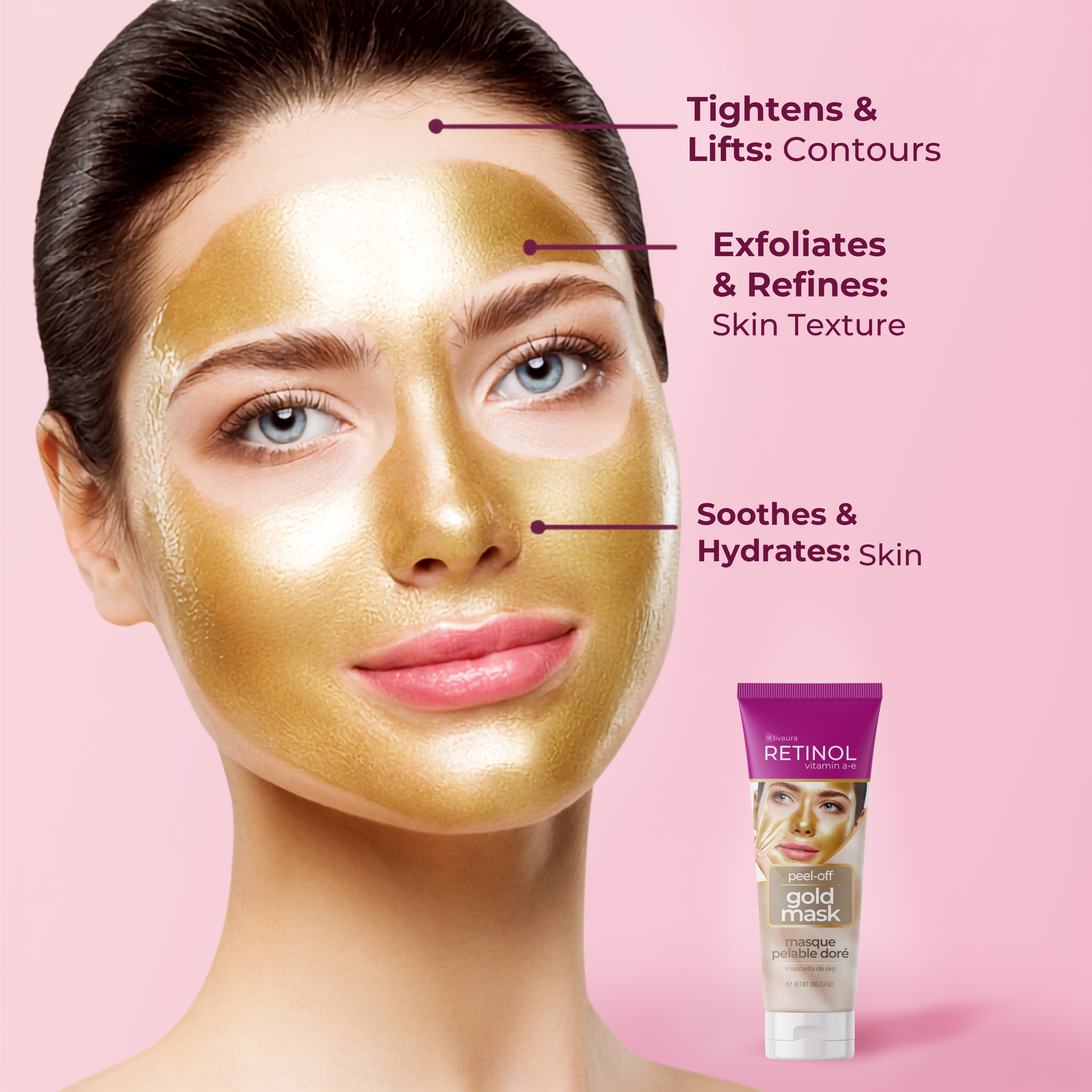 Retinol Gold Peel-Off Mask