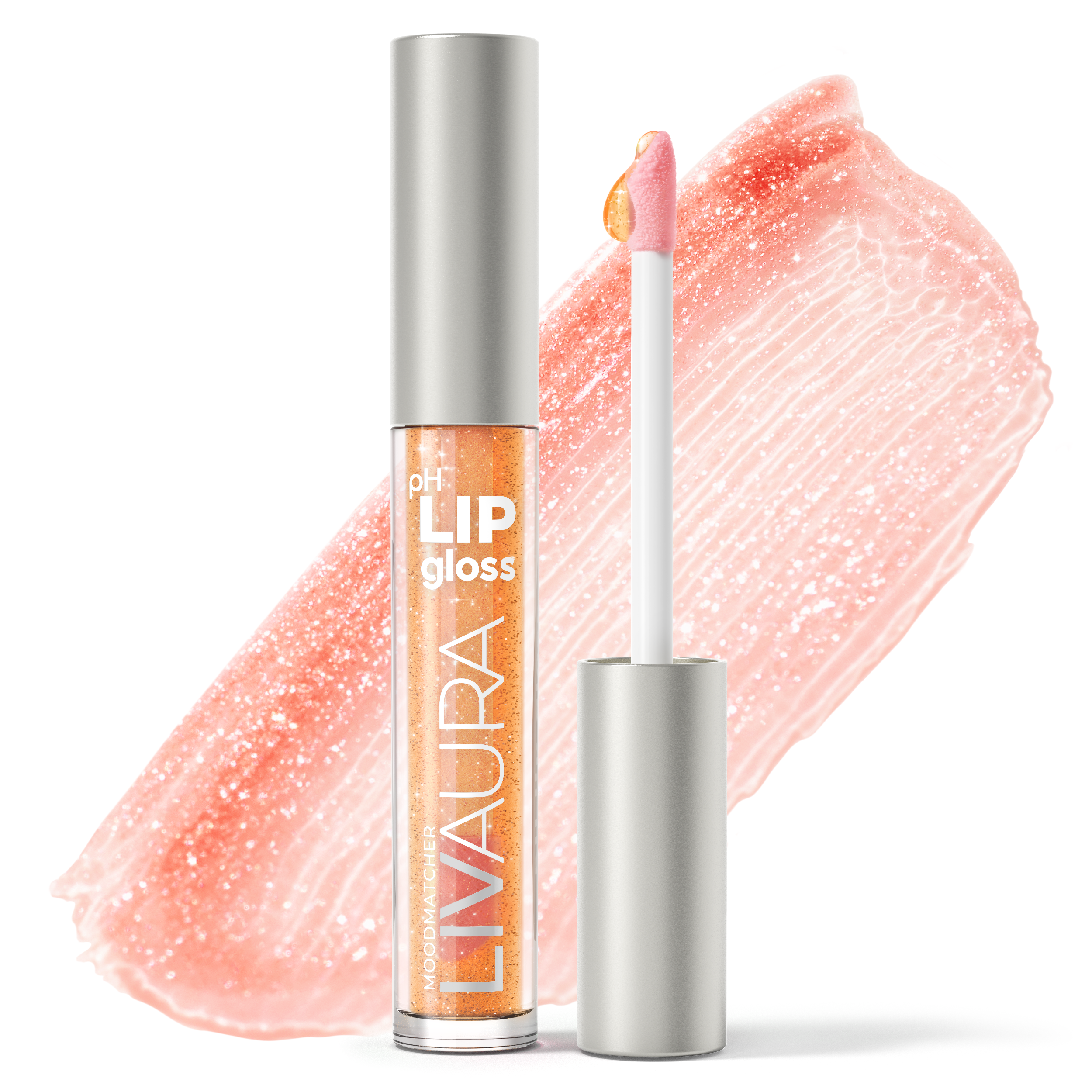 Livaura Shimmer Lip Gloss Glowing Amber