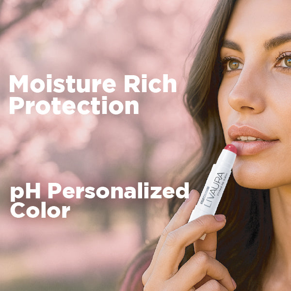 pH Activated Lip Balm Rose Gold