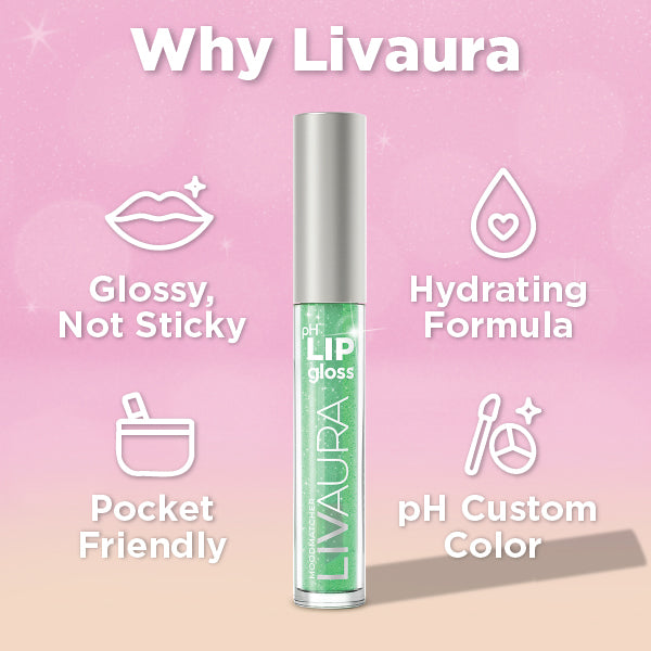 pH Activated Shimmer Lip Gloss Jeweled Jade