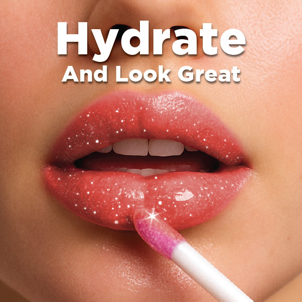 pH Activated Shimmer Lip Gloss Glowing Amber