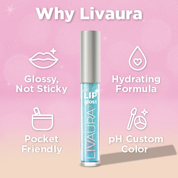 pH Activated Shimmer Lip Gloss Aqua Marine