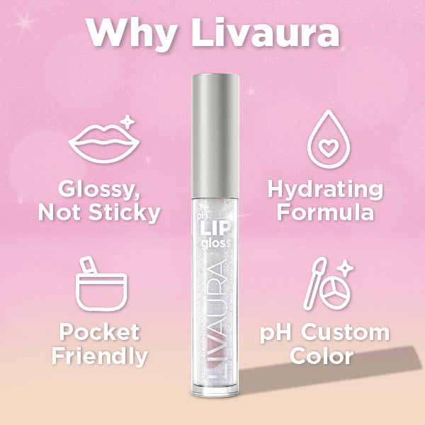 pH Activated Shimmer Lip Gloss Shimmering Platinum