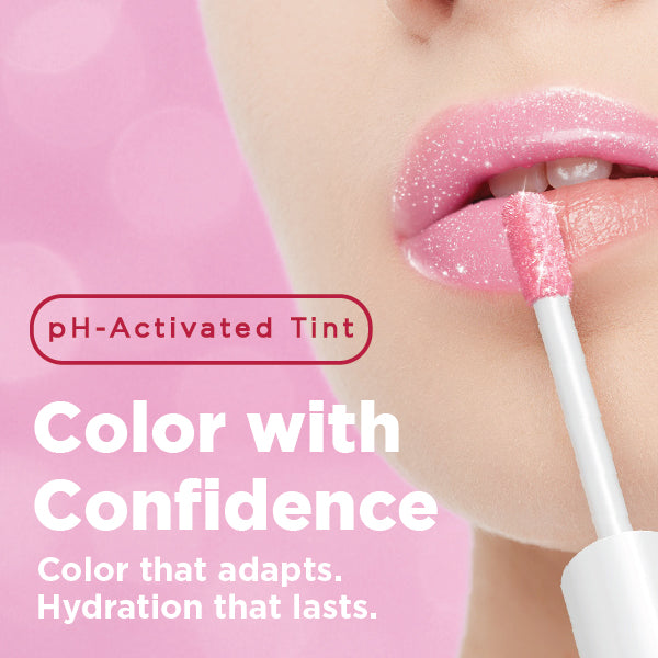 pH Activated Shimmer Lip Gloss Shimmering Platinum