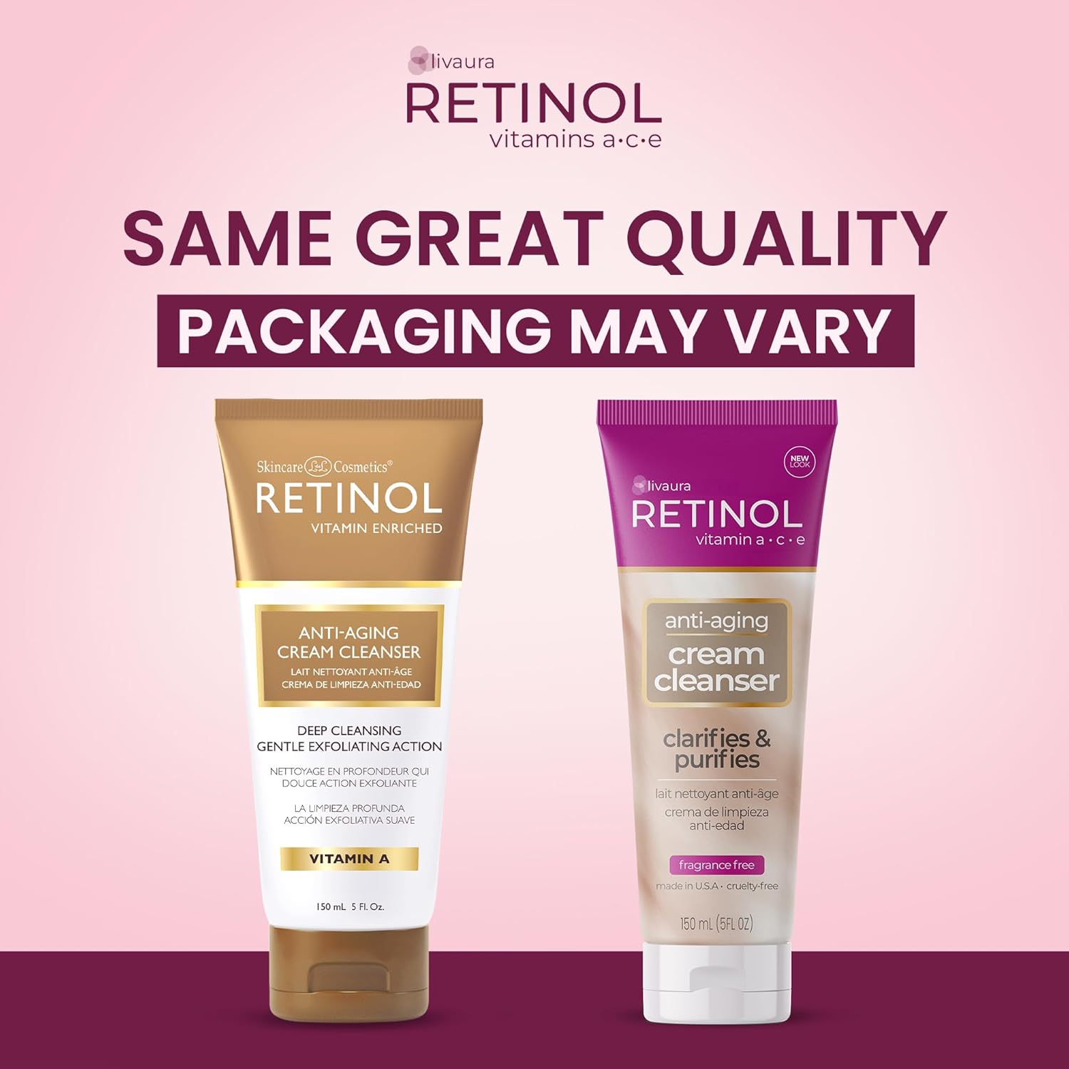 LIVAURA Retinol Cream Cleanser