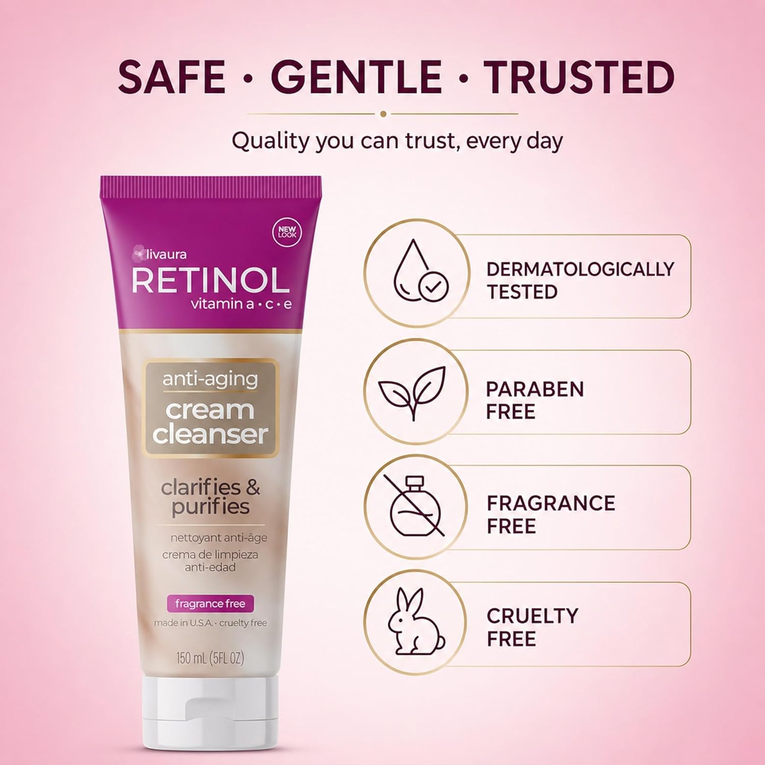 LIVAURA Retinol Cream Cleanser