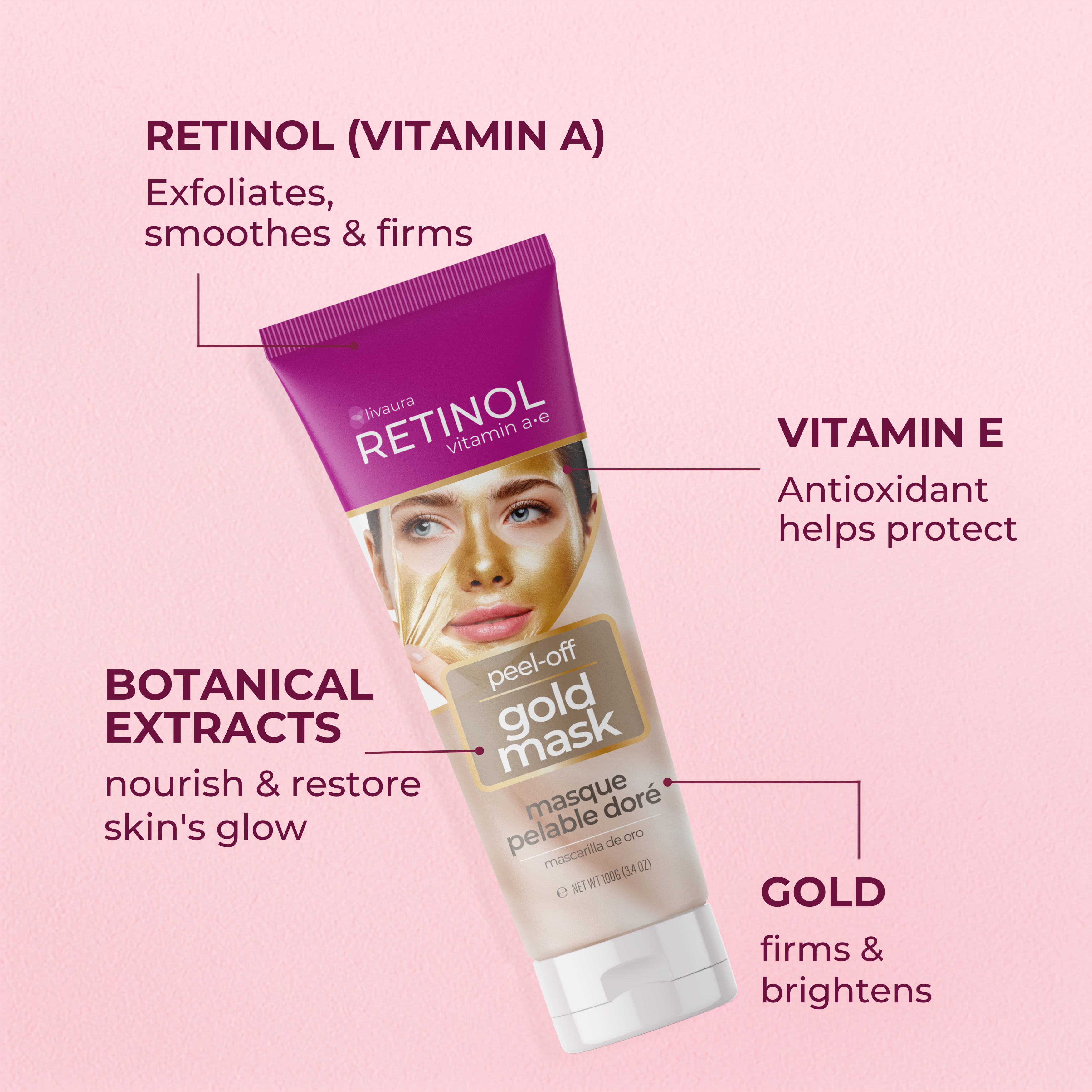 Retinol Gold Peel-Off Mask