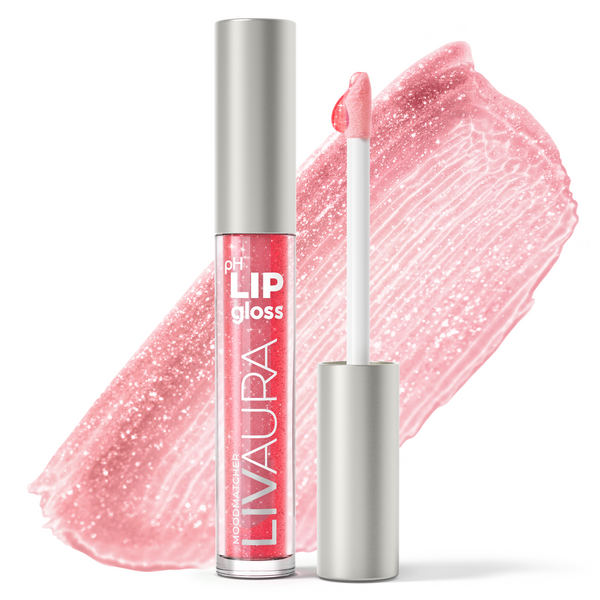 pH Activated Shimmer Lip Gloss Rosy Quartz