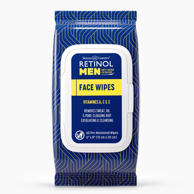 Retinol Men Refreshing Facial Wipes